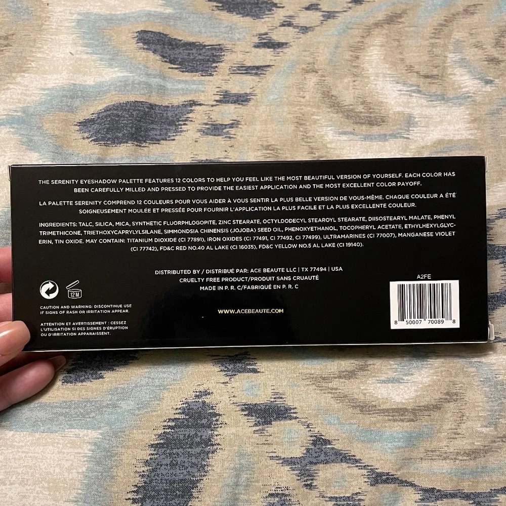 Ace Beauté (Limited Edition) Serenity Eyeshadow Palette